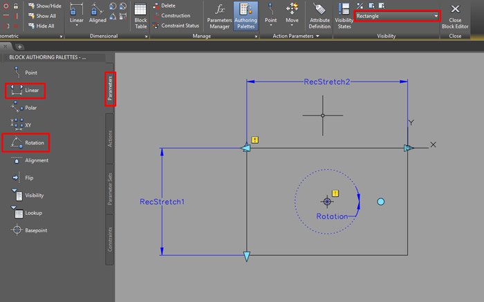 Stretch and Rotate Parameters