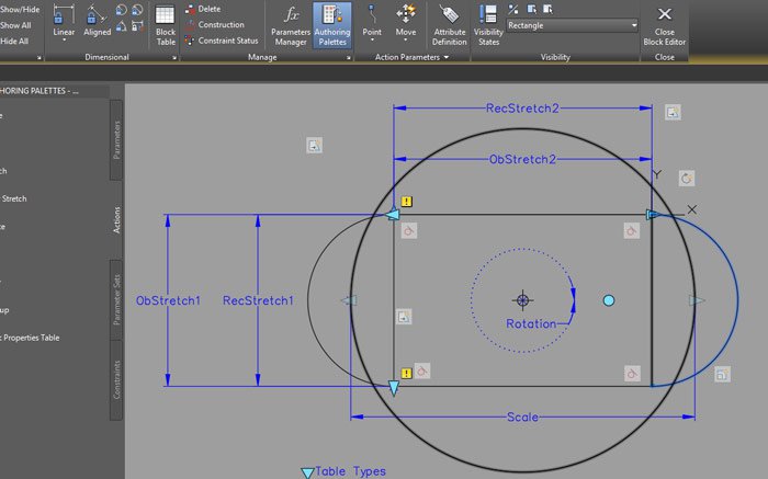 Final AutoCAD Dynamic Block