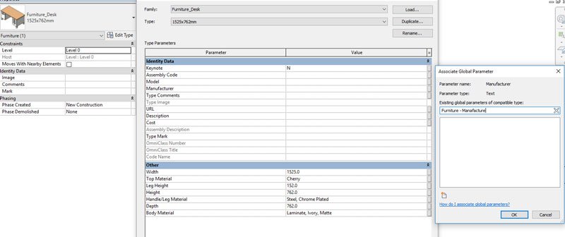 Instance Properties in Revit