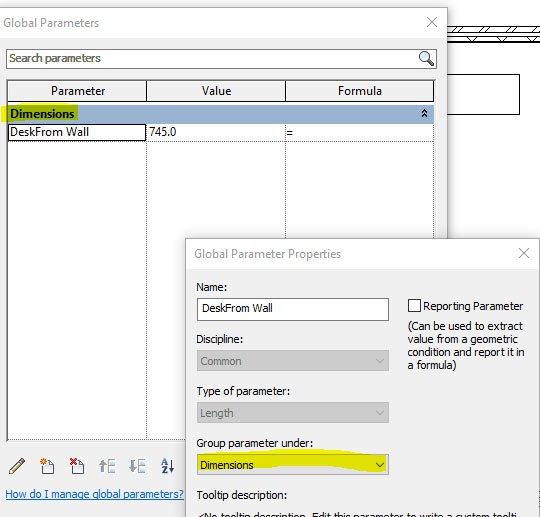 Grouping Parameters in Revit