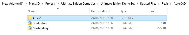 Export Folder Structure