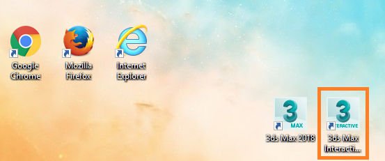 3ds Max Interactive Desktop Shortcut