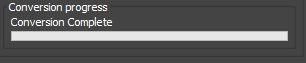 3ds Max Mental Ray Conversion Progress