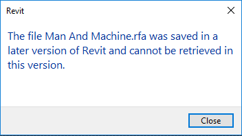 Revit File Version