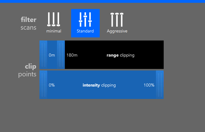 Scan Clipping Range