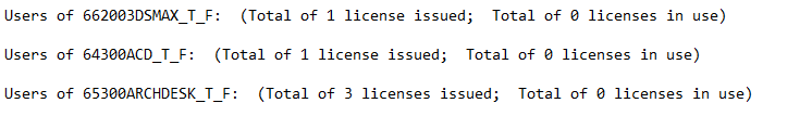 LMTools License Enquiry License Details