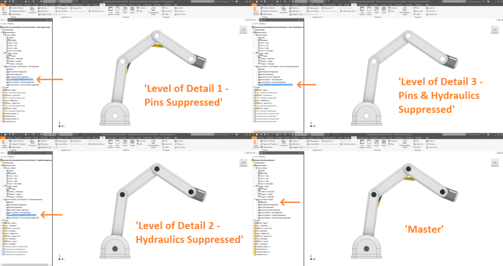 Levels of Detail (LOD)