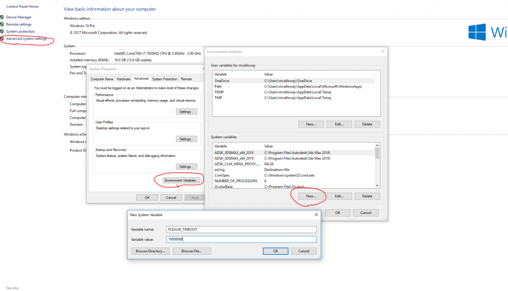 Adding a System Variable to increase timeout threshold