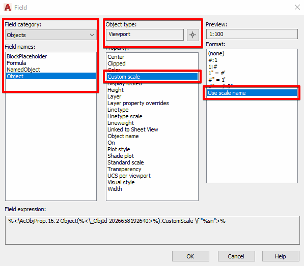 Setting Field Properties