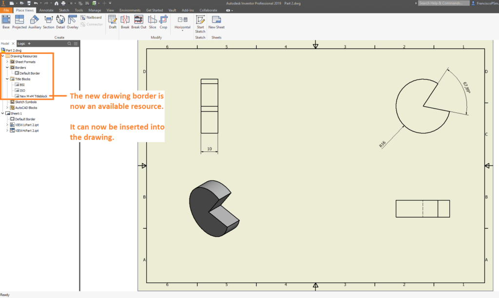 Inventor Drawing New Resources