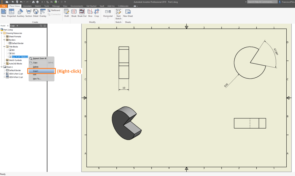 Inventor - Inserting New Resources