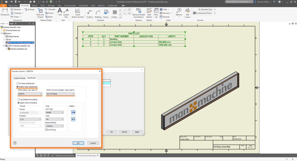 Custom Parameter Formatting