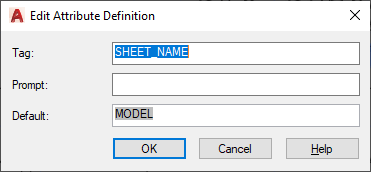 Attribute Definition Fields