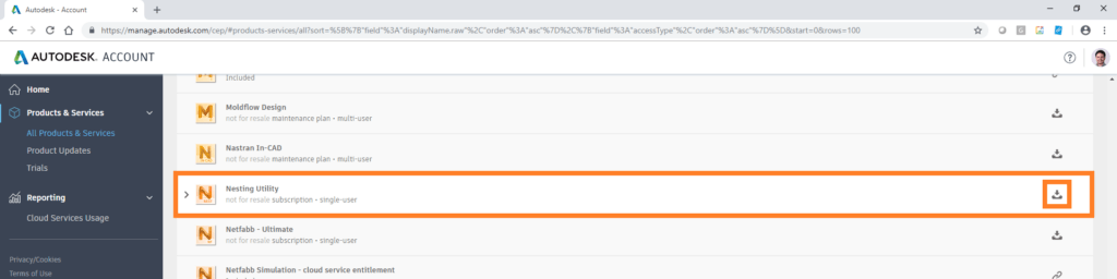 Autodesk Nesting Utility