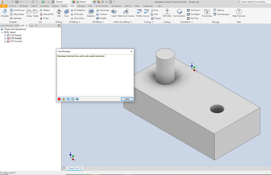 Circular Toolpath Error