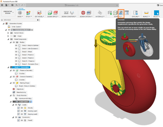 Begin Generative Design Calculations