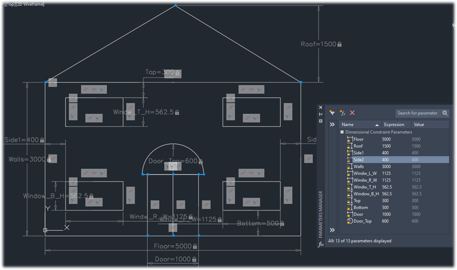 Parameters Manager List