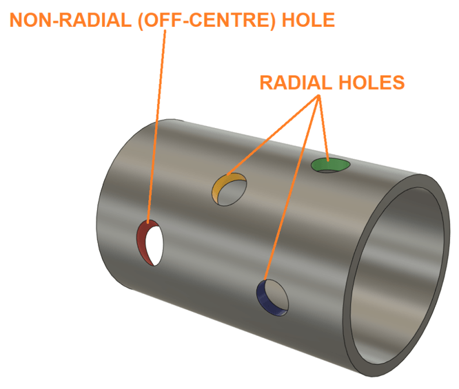 Fusion 360 Pipe Model with Holes