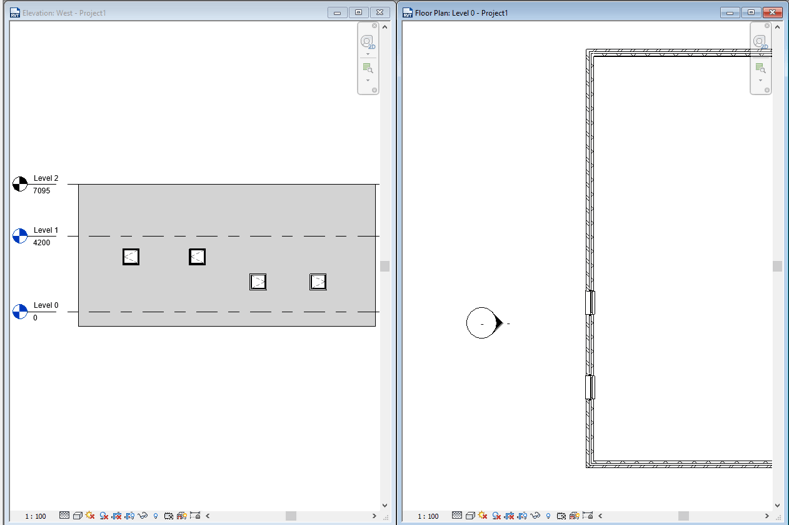 Revit Plan and Elevation